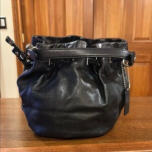 Coach Elegant Black Leather Women's Bag